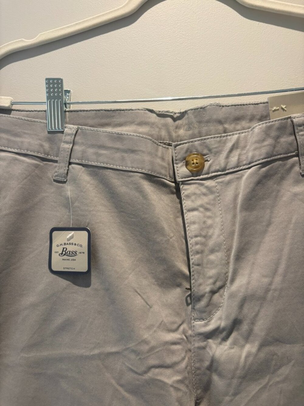 G.H. Bass & Co. Girlfriend fit Grey Chino - Picture 2 of 10